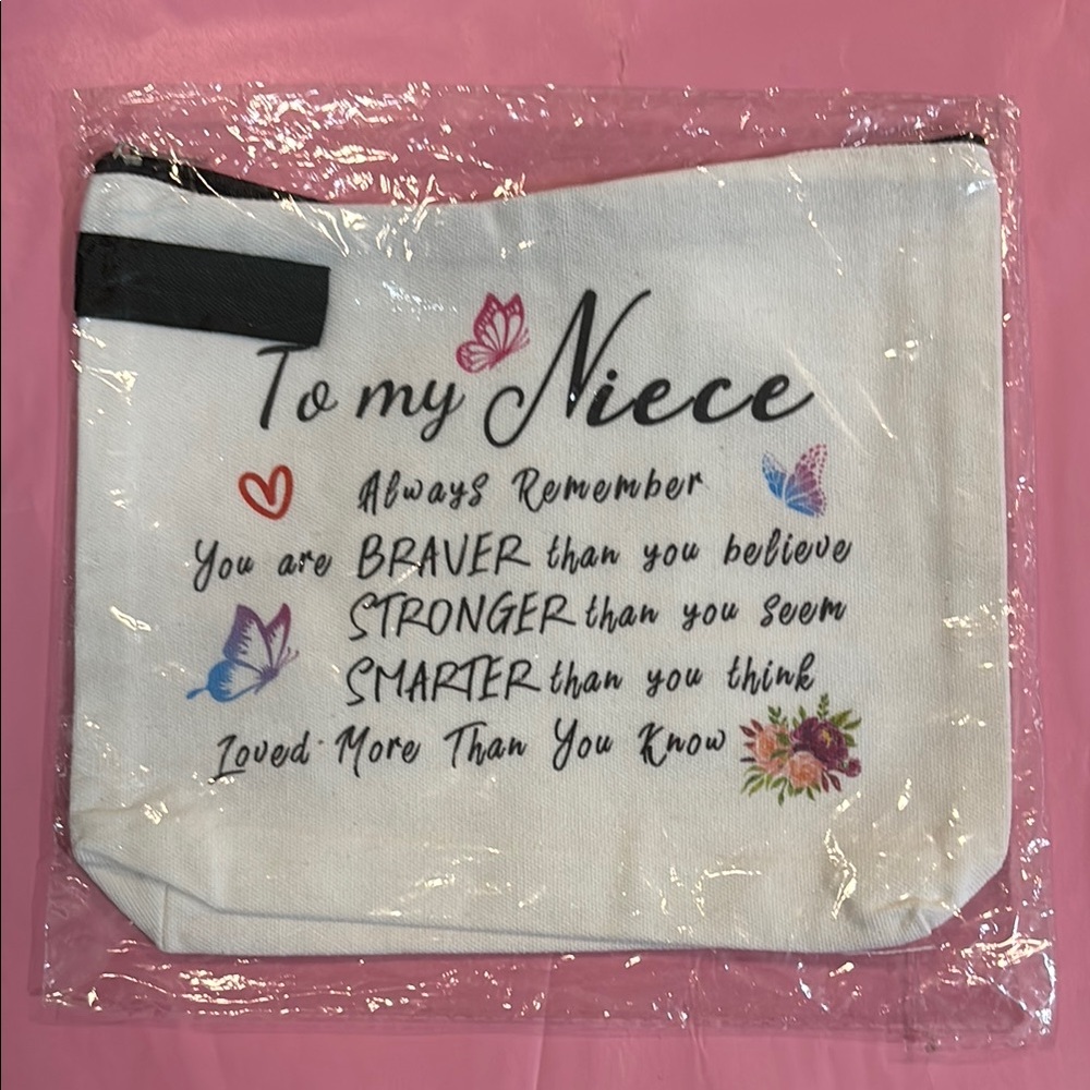 NEW Inspirational Canvas Bag for a Niece